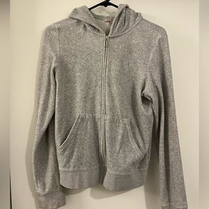 Juicy couture grey zip up! Says size xl but fits more like a medium.